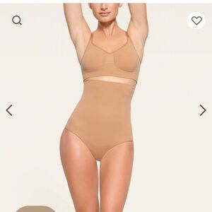 SKIMS Core Control High Waisted Brief, color- ochre, out of stock online, NWOT